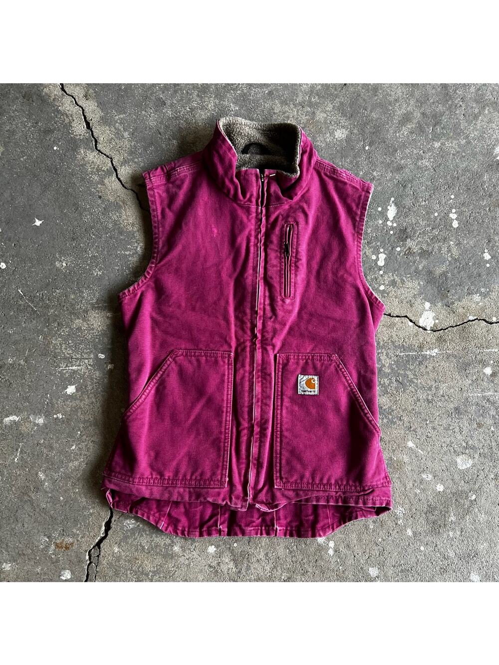 Carhartt Womens Wv001 Bby Pink Work Wear Vest